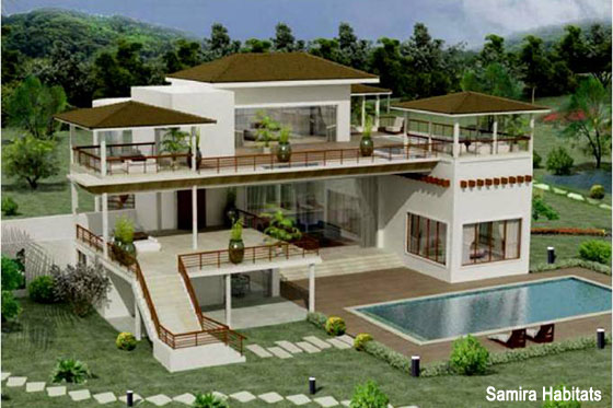 Visualization of Santi Villas, Parhur, Alibaug