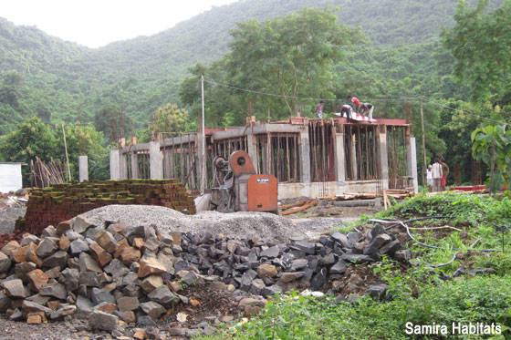 Santi Villa under construction