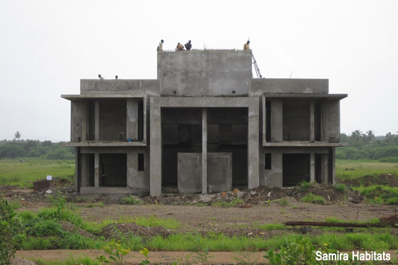 Fertigstellung Rohbau für Pavillon