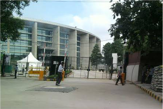 Facade after completion