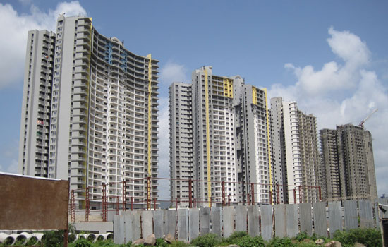 Controlling construction works residential towers
