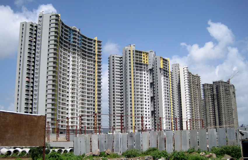 Controlling construction works residential towers